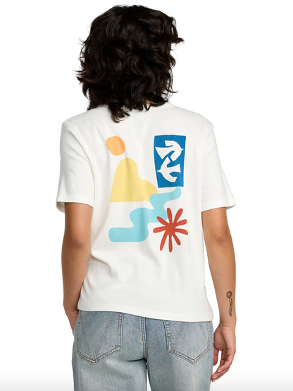RVCA Daily Tee / Vintage White