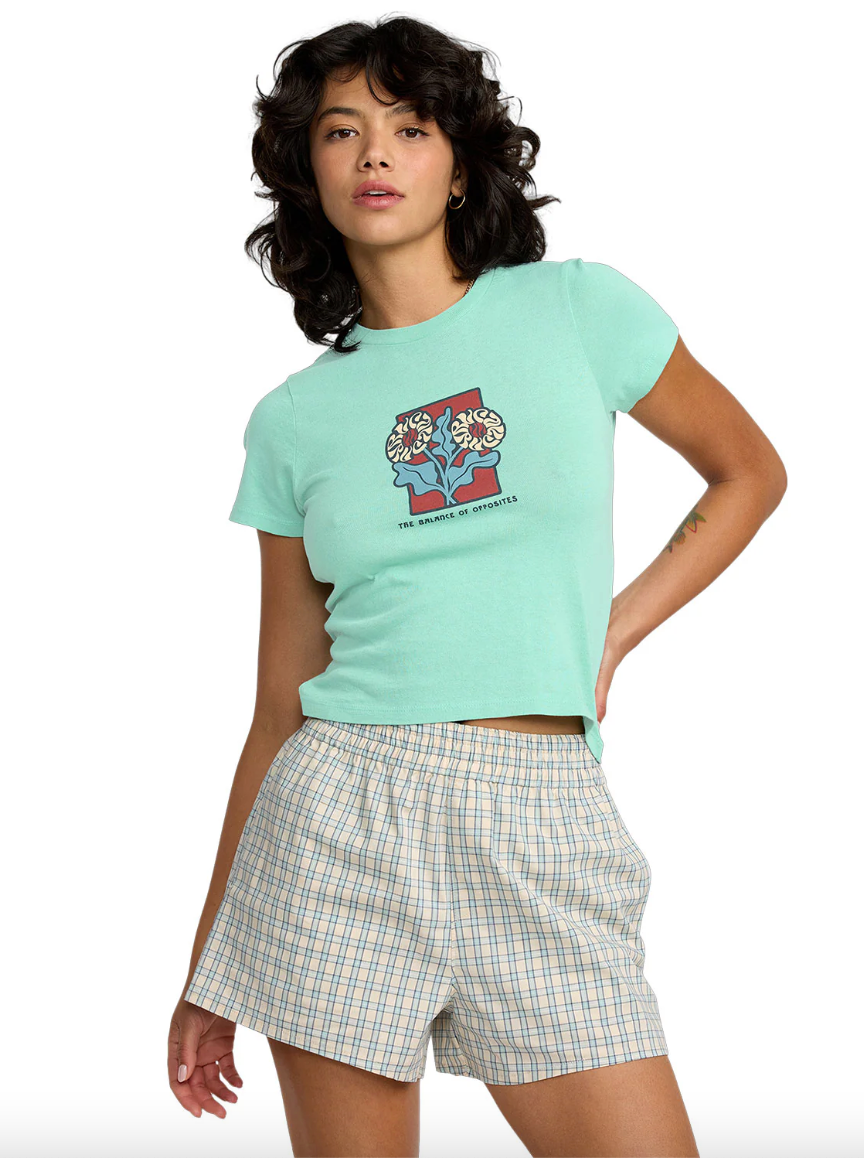 RVCA 411 Tee / Sky Blue