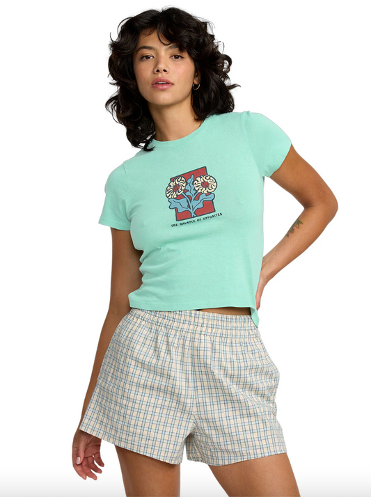 RVCA 411 Tee / Sky Blue