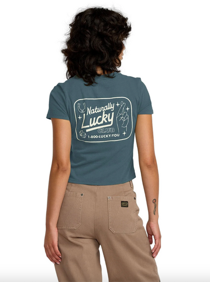 RVCA 411 Tee / Cypress Green