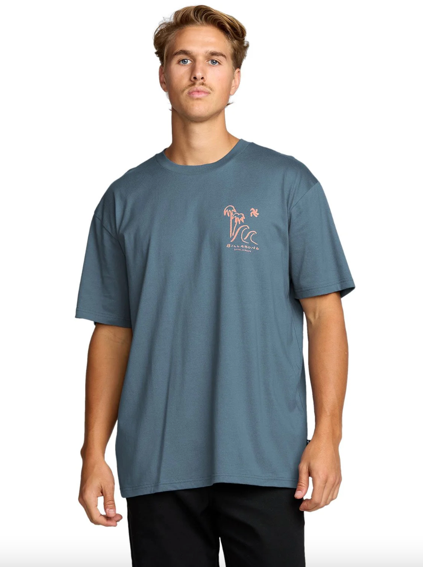 Billabong So Far Regular Tee / Steel Blue