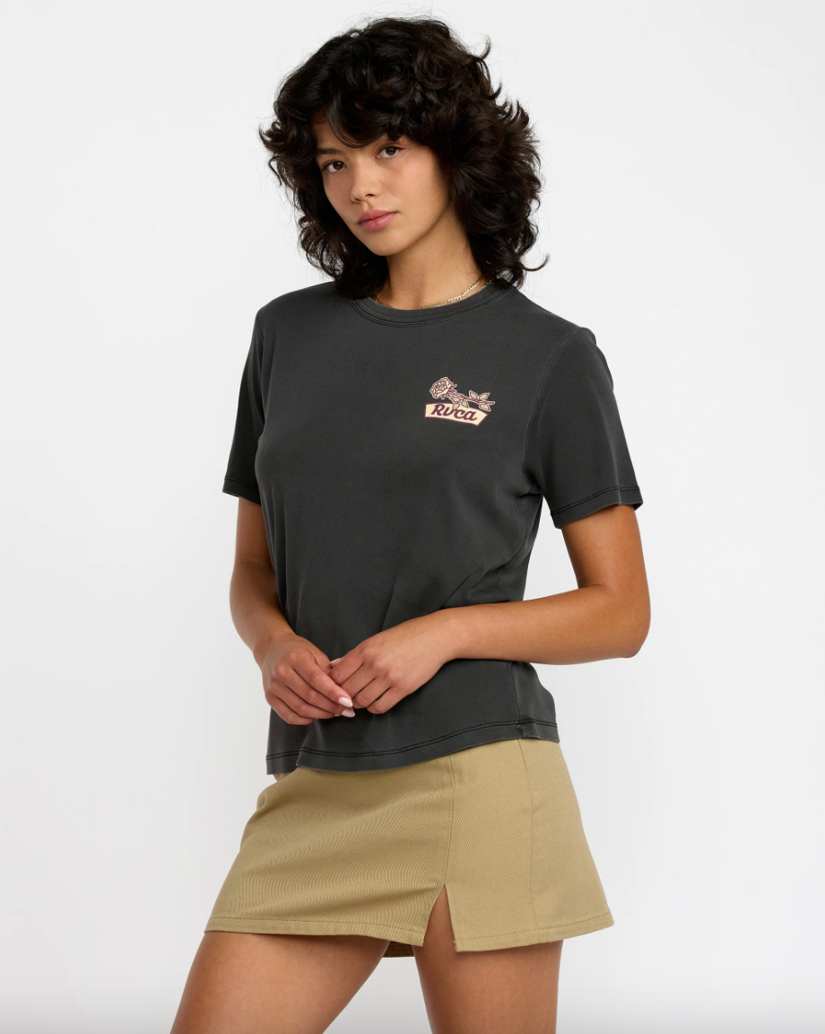 RVCA Daily Tee / Washed Black
