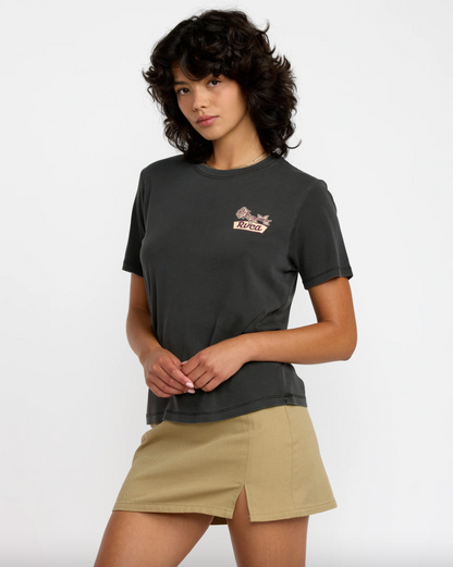 RVCA Daily Tee / Washed Black