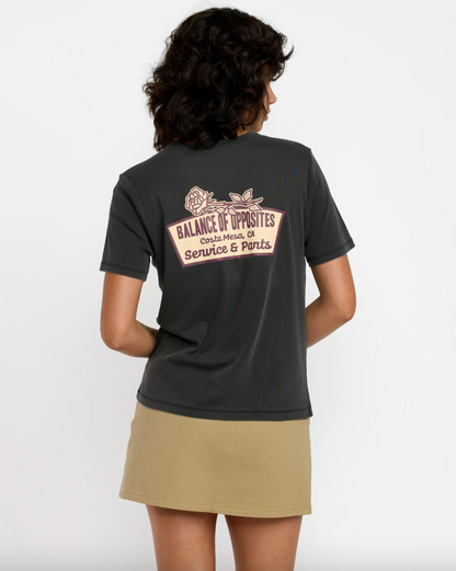 RVCA Daily Tee / Washed Black