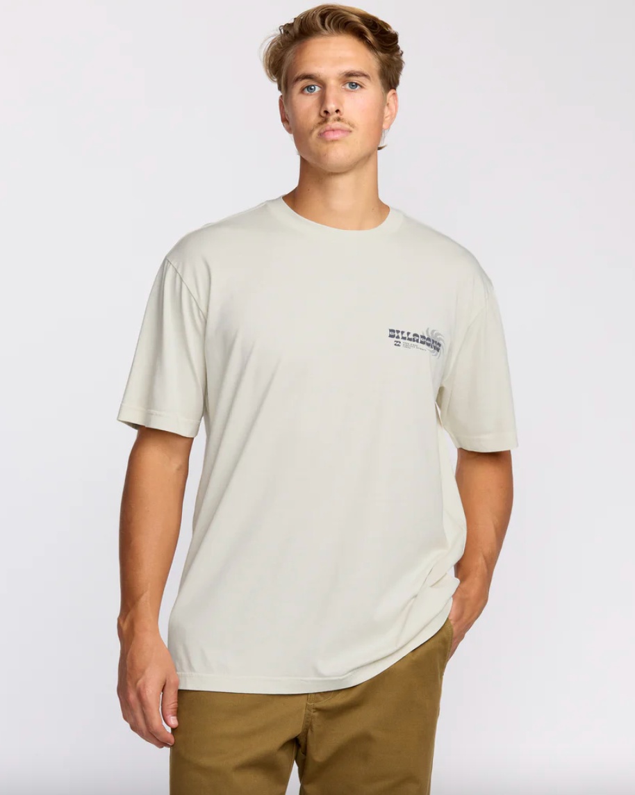 Billabong Single Fin Premium Tee / Off White