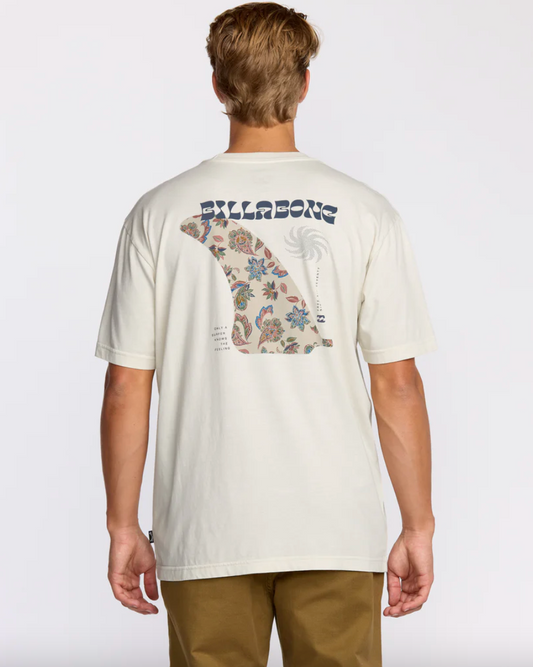 Billabong Single Fin Premium Tee / Off White