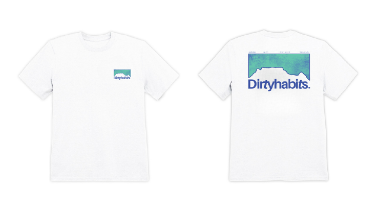 Dirty Habits Destination Tee / White