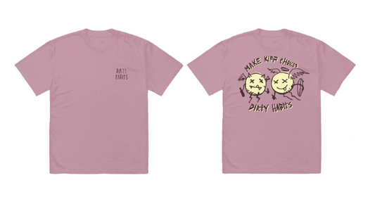 Dirty Habits Kiff Boxy Tee / Orchid Haze Pigment
