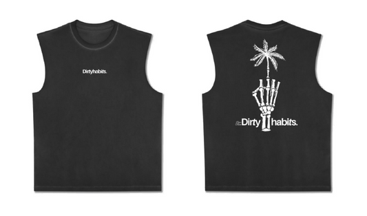 Dirty Habits Paradise Vest / Washed Black