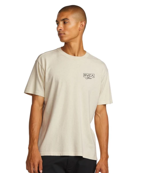 RVCA Big 5 Stack Tee/ Ceramic