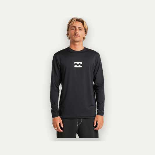 Billabong All Day Wave Rash Vest SS / Black
