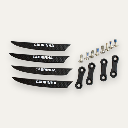 Cabrinha Twin Tip Set / Fins / Handle