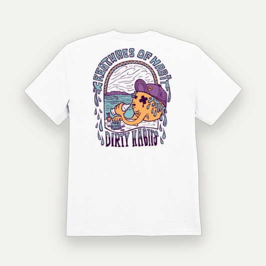 Dirty Habits Creature Tee / White