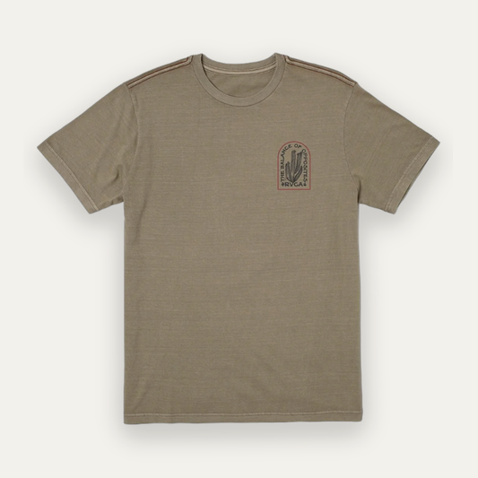 RVCA SandStorm Tee / Red Stitch