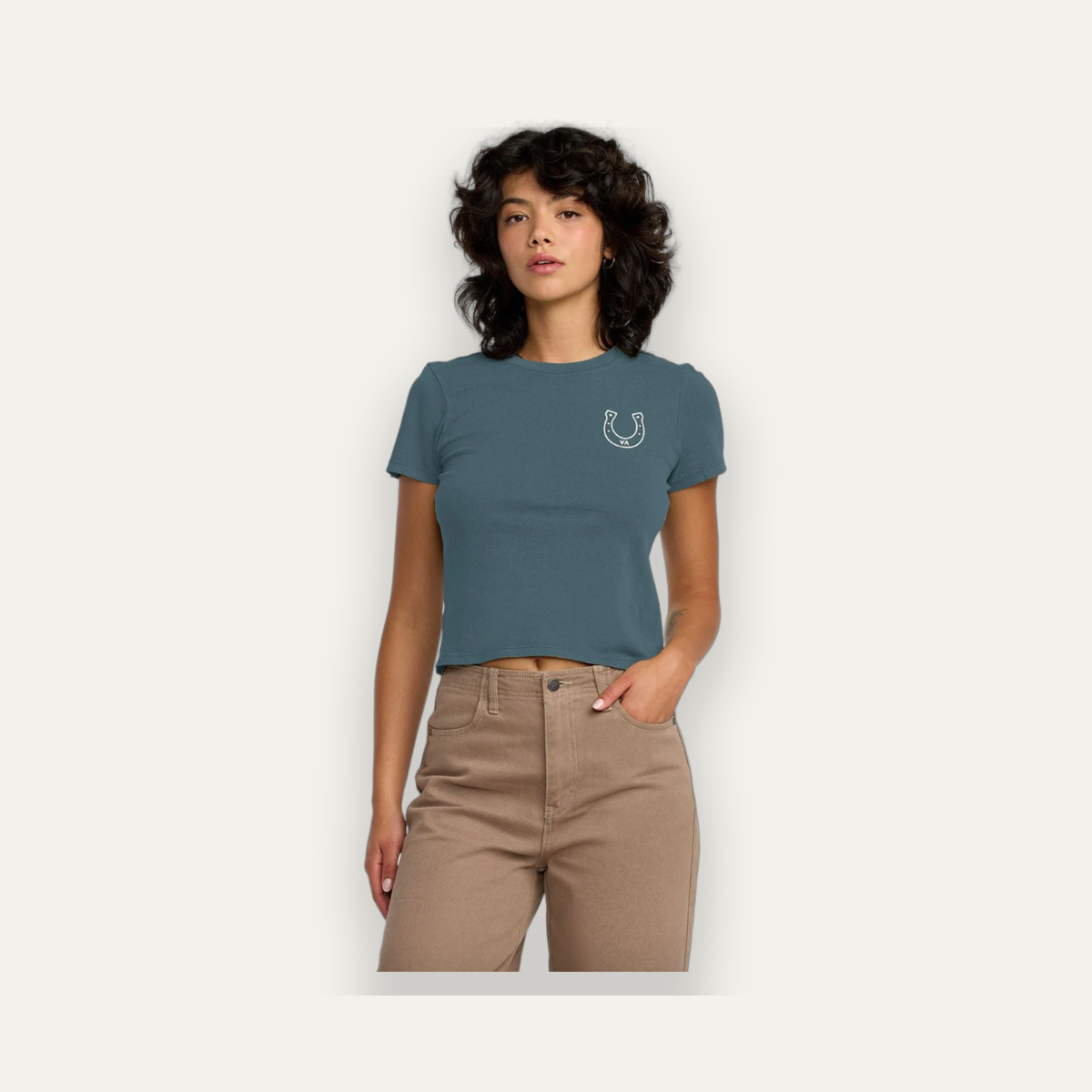 RVCA 411 Tee / Cypress Green