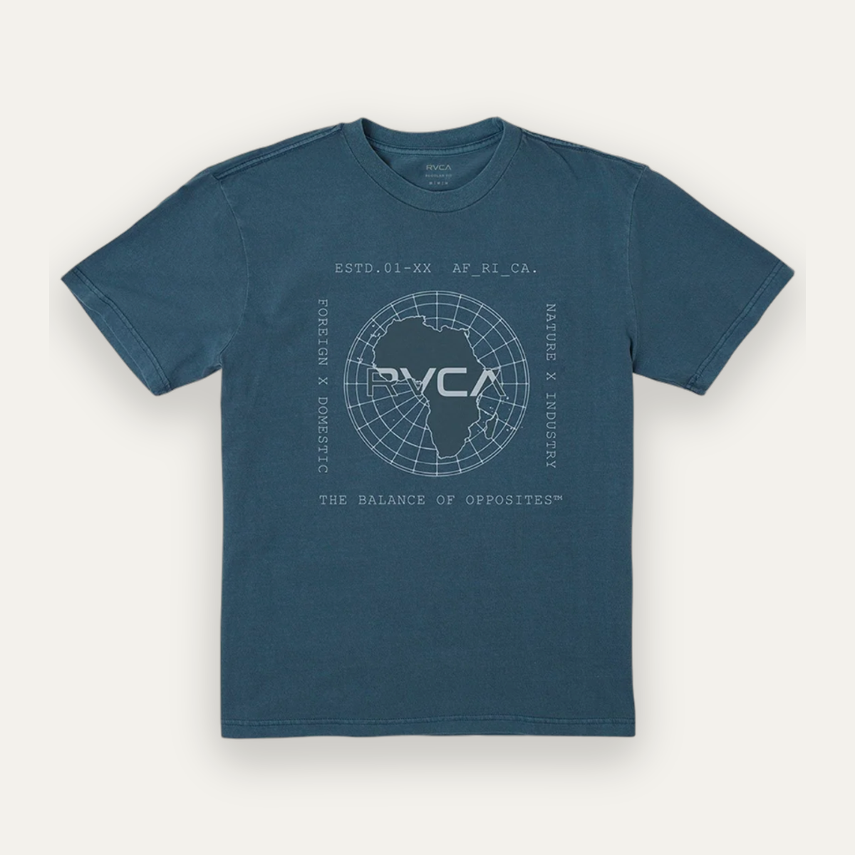 RVCA Africa Topo Tee / Blue