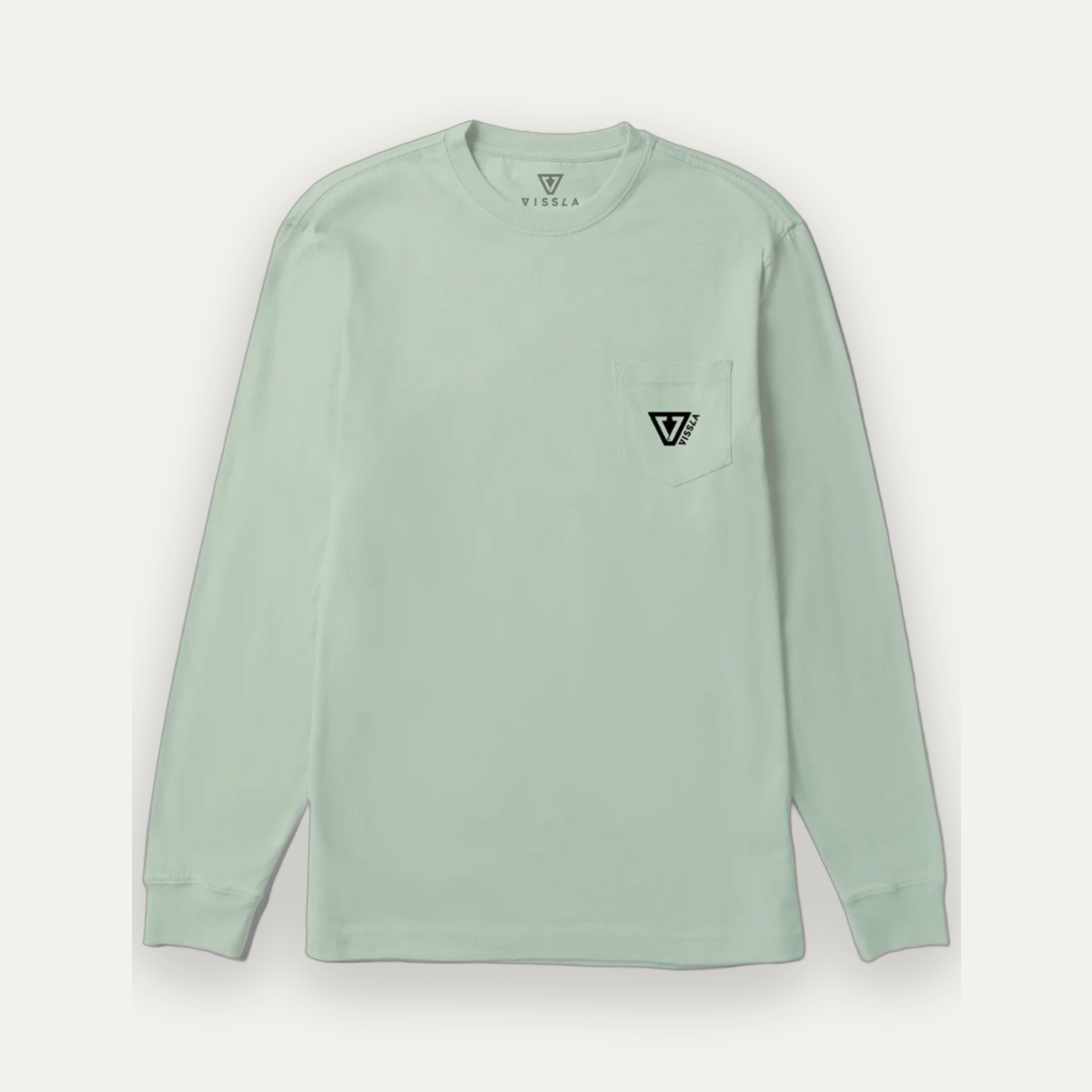 Vissla Established LS Pkt Tee / Agave
