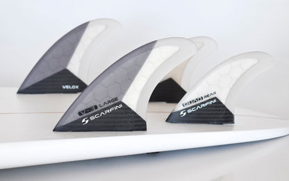 Scarfini V-3 Velox Quad Fin Set