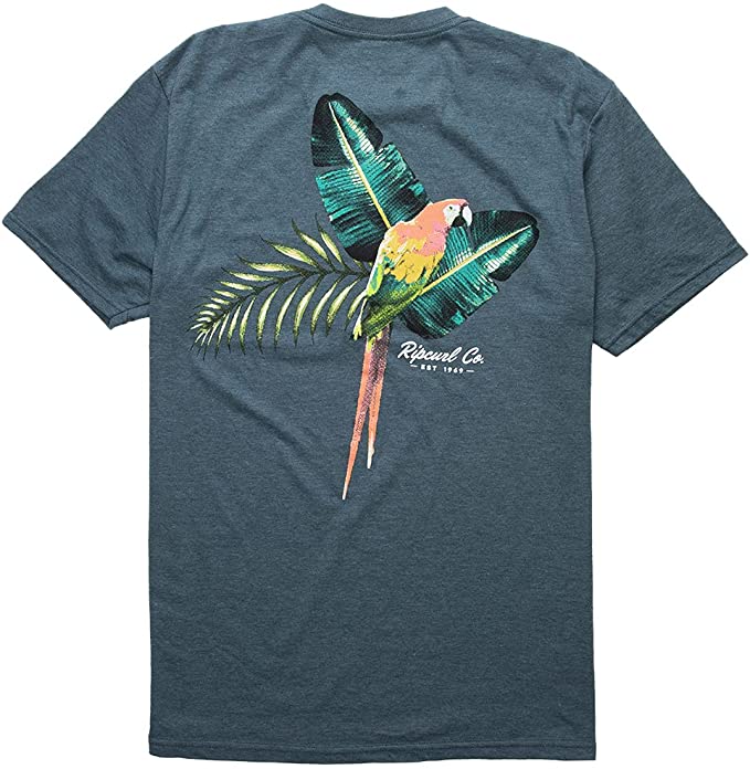 Rip Curl Tropic Paradise SS Tee / Washed Black