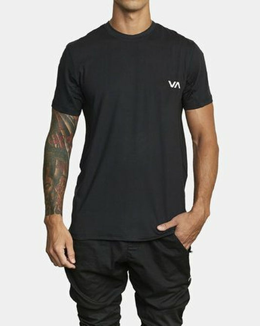 RVCA Sport Vent Short Sleeve / Black
